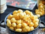 Roasted makhana / roasted puffed lotus seeds ( fox nuts )