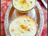 Sabudana kheer / sago payasam / sabakki payasa