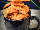 Spicy diamond cuts / spicy ( khara ) shankarpali / spicy maida biscuits