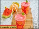 Watermelon refresher / watermelon and orange juice - summer cooler