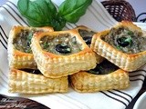 Aubergine tarts