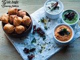 Gole Bajje- Savory fritters/Culinary hoppers blog hop/ Southern Canara Cuisine