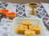 Besan Burfi - Instant mohanthal recipe- easy diwali sweet recipes