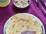 Channa masala parathas- leftover recipes- Kids food recipes