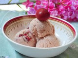 Cherry icecream recipes- easy and eggless no machine icecream recipes