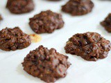 Chocolate banana oatmeal cookies recipe - easy healthy baking recipes