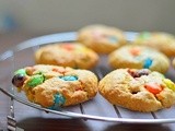 Easy and healthy m & m cookies recipe - Baking for kids