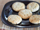 Eggless whole wheat almond cookies - easy eggless cookies recipes