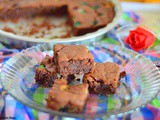 M& m Brownies recipe - Easy eggless bakes