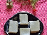 Maida burfi recipe- how to make fudge with plain flour - Easy diwali sweets recipes