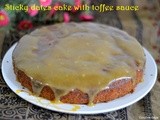 Sticky dates cake with hot toffee sauce recipe - easy baking recipes