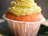 Cupcakes au thé vert matcha et chocolat blanc