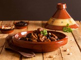 Tajine d'agneau aux pruneaux, miel et amandes