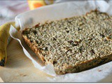 Barrette di avena, banane e semi- Oats, banana and seeds bars