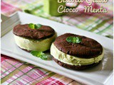 Biscotto gelato ciocco-menta …per il menú di luglio di StagioniAMO! – Chocolate mint ice cream sandwiches