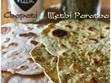 Chapati & Methi Paratha … due velocissimi pani indiani – Two very easy indian flatbreads