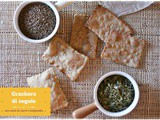 Crackers di segale con semi di carvi e trigonella …a lievitazione naturale – Sourdough rye crackers with caraway seeds and dried fenugreek