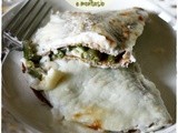 Crespelle di grano saraceno con fagiolini e montasio – Buckwheat crepes with green beans and montasio cheese