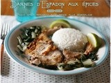 Darnes d’espadon aus épices – Pesce spada marinato alle spezie alla senegalese – Senegalese spiced swordfish steaks