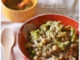 Farro con broccoli, ceci e za’atar – Farro with broccoli, chickpeas and za’atar