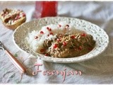 Fesenjan – Spezzatino di pollo persiano con noci e melograno – Persian pomegranate, walnut and chicken stew