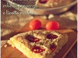 Focaccia con pomodorini ed erbe di provenza – Sourdough focaccia with cherry tomatoes and Provence herbs