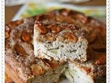 Focaccia dolce d’orzo alle mele dimenticate – Forgotten apples barley focaccia