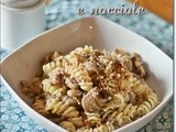 Fusilli alle sbrise e nocciole – Fusilli with oyster mushrooms and hazelnuts