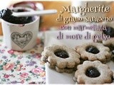 Margherite di grano saraceno con marmellata di more di gelso – Buckwheat sandwich cookies with mulberry jam