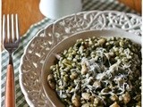 Orzotto al cavolo nero e cannellini – Orzotto with cavolo nero and cannellini beans