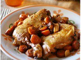 Pollo brasato alla birra con verdure – Beer braised chicken with vegetables