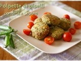 Polpette di piselli, feta e sesamo – Pea, feta and sesame fritters