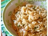 Risotto con gamberi e zucchine – Prawns and courgette risotto