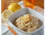 Risotto di mazzancolle al limone e erba cipollina – King prawns risotto with lemon and chive