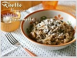 Risotto di radicchio, zucca e cacioricotta – Radicchio and pumpkin risotto with cacioricotta cheese