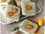 Shortbread alla camomilla e kumquat – Chamomile and kumquat shortbread