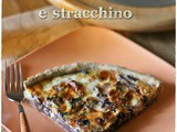 Torta salata all’avena con radicchio e stracchino – Oat quiche with radicchio and stracchino cheese