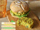 Veg Burger di lenticchie rosse e bulgur all’aglio orsino …ed il #wildapril di StagioniAMO! – Red lentil, bulgur and wild garlic burgers