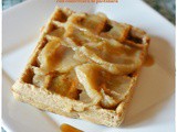 Waffles integrali allo yogurt con confettura di pastinaca – Whole wheat yogurt waffles with parsnip butter