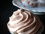 Chocolate Cupcakes with Hot Chocolate Frosting