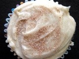 Snickerdoodle Cupcakes with Brown-Butter Icing and Cinnamon Sugar Sprinkles