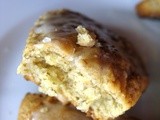 Sour Cream Scones with Lemon Glaze - Improv Challenge January