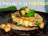 Tortilla Rellena de Pimientos y Garbanzos | Recetas Ligeras