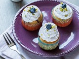 Blueberry Coconut Cupcakes