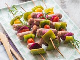 Brochettes de Chipolatas aux Légumes