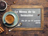 Le Menu de la Semaine – S14