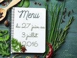 Le Menu de la Semaine – S26