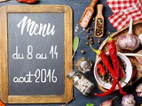 Le Menu de la Semaine – S32