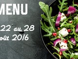 Le Menu de la Semaine – S34