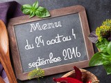 Le Menu de la Semaine – S35